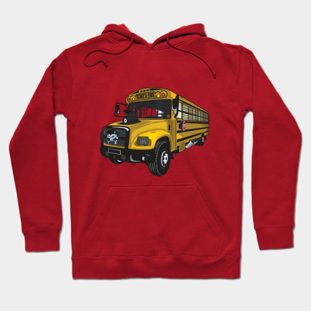 School Bus Hoodie by mangulica